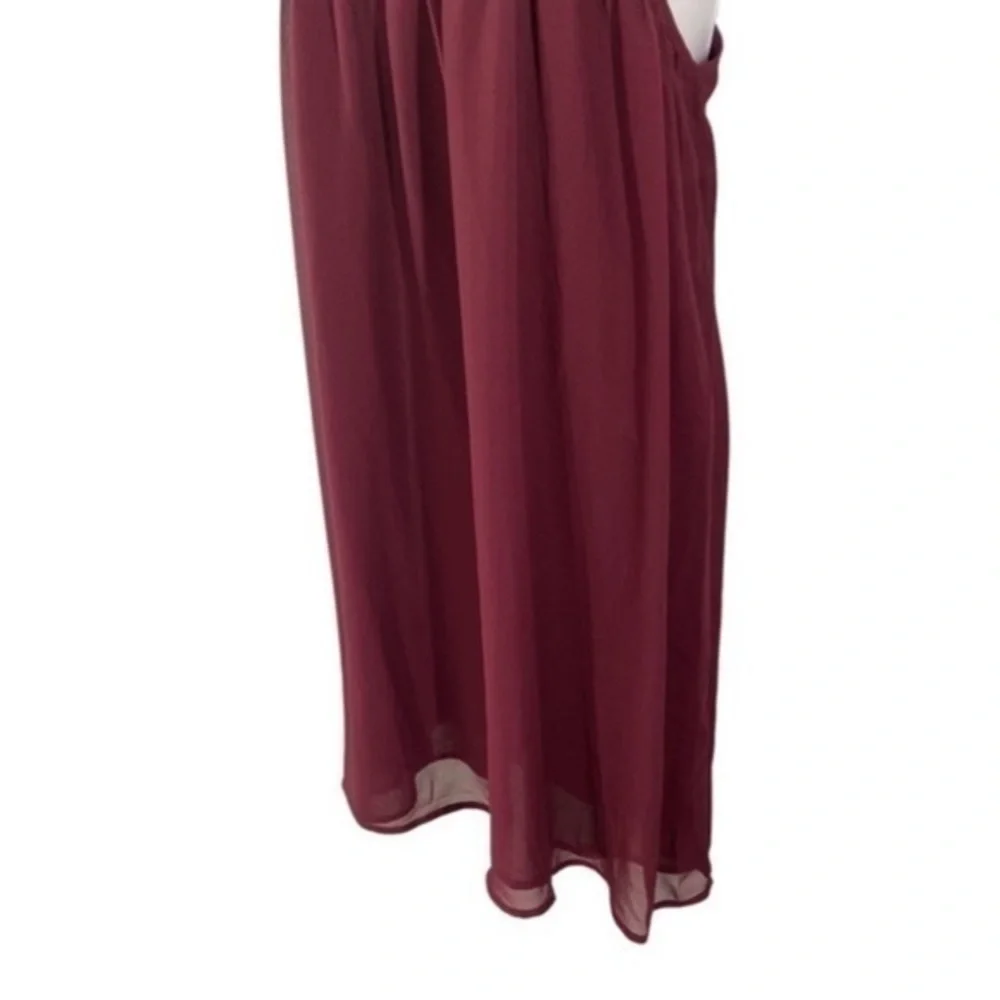 NWT Everly Garnet Smock Detail Flair Dress K1